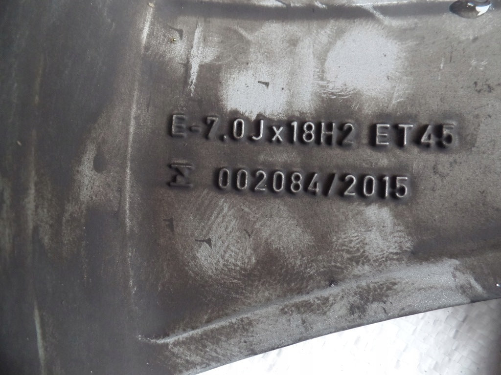 1x Alufelge 18 Zoll 7.0" 5x112 45ET Glanz Graphit 81A601025G Audi Mg Rim Wheel FEL6719686983ib