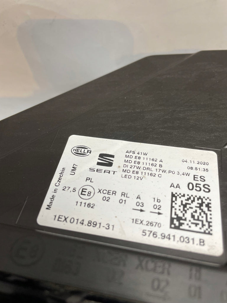 Frontscheinwerfer Seat Ateca 576941031B LED Links Scheinwerfer Headlight