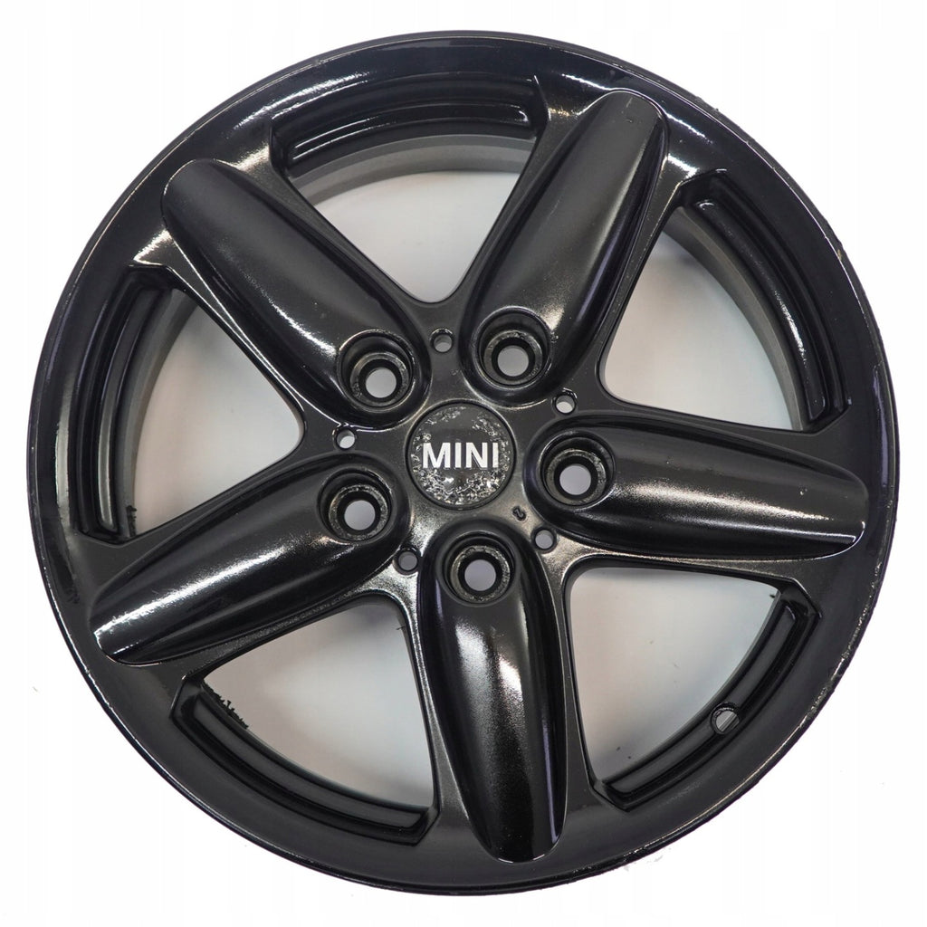 1x Alufelge 16 Zoll 6.5" 5x120 46ET Glanz Silber 9803720 Mini R60 Rim Wheel FEL8088372758wj