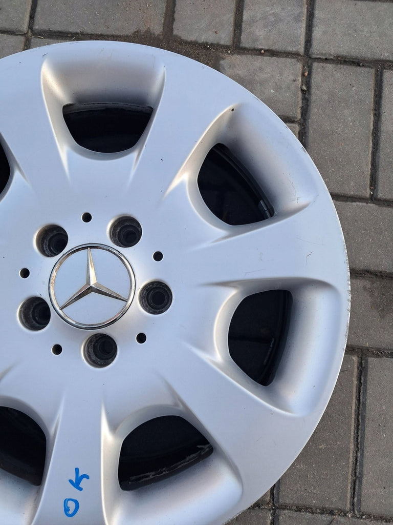 1x Alufelge 16 Zoll 7.0" 5x112 31ET Glanz Grau A2034012802 Mercedes-Benz W203 FEL3062986799wa