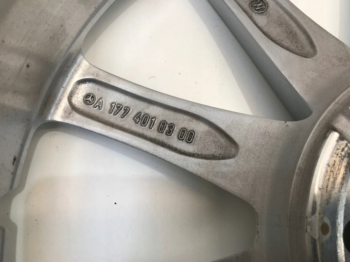 1x Alufelge 17 Zoll 6.5" 5x112 44ET A1774010300 Mercedes-Benz V177 Rim Wheel FEL3783196832wf