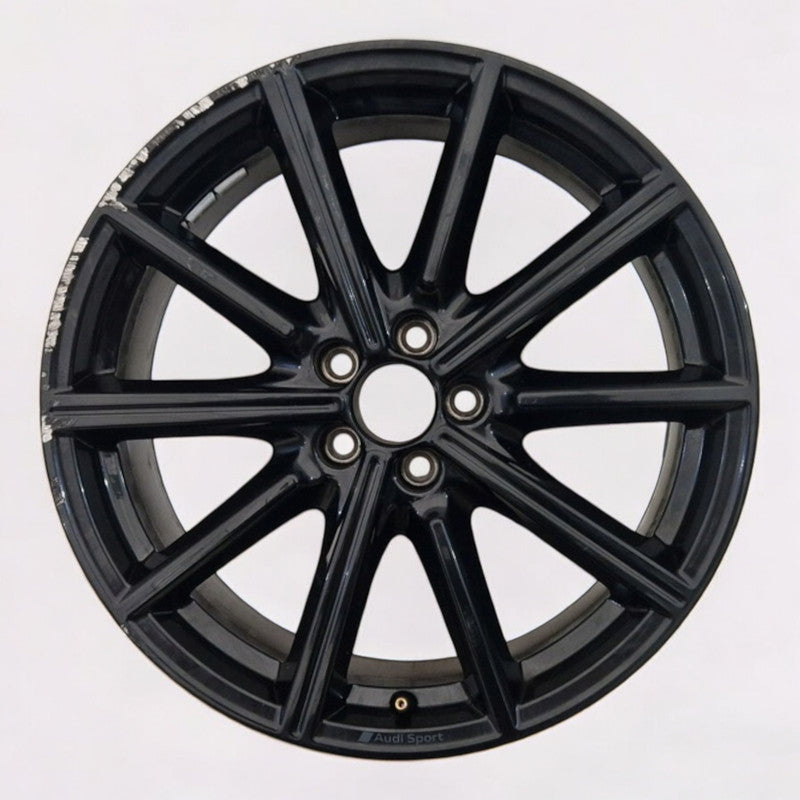 1x Alufelge 18 Zoll 7.5" 5x100 46ET Glanz Schwarz 82A601015 Audi A1 Rim Wheel