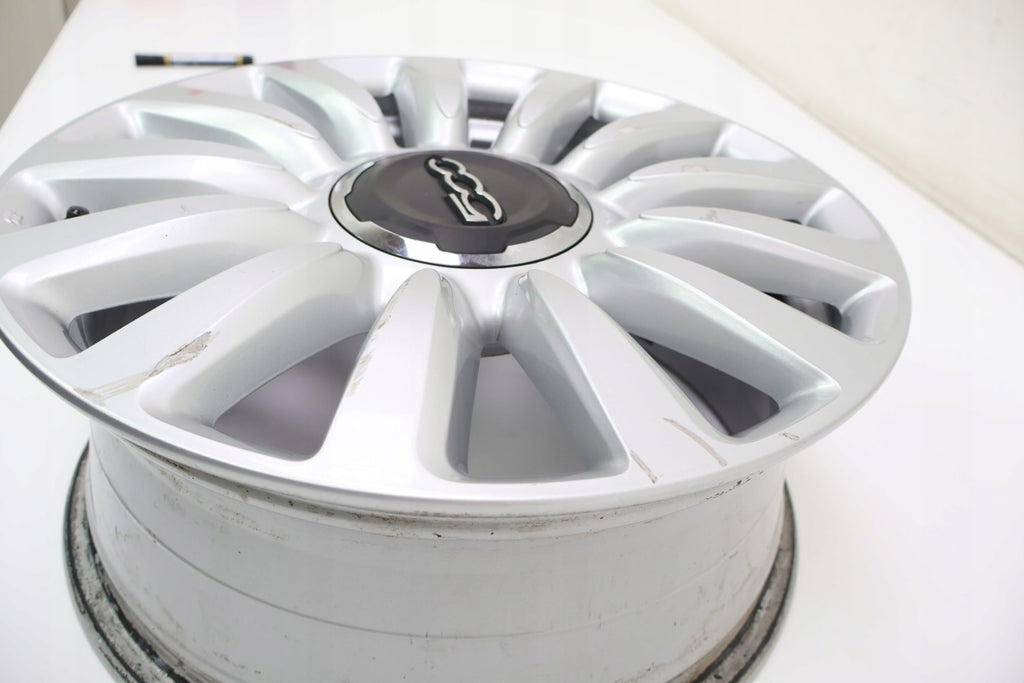 1x Alufelge 16 Zoll 6.5" 5x98 39ET Glanz Silber 735585995 Fiat 500l Rim Wheel FEL1546837897ha