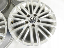 Laden Sie das Bild in den Galerie-Viewer, 4x Alufelge 16 Zoll 6.5" 5x112 50ET Silber 1T0601025AC VW Golf VII Touran FEL3814262214ti