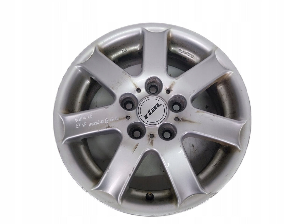 4x Alufelge 15 Zoll 6.0" 5x114.3 Mazda 6 Gg Rim Wheel FEL9671662273qj