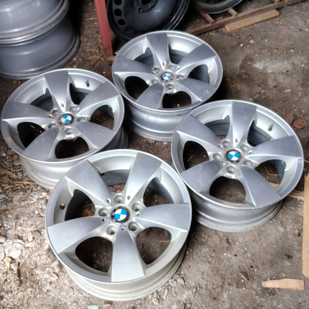 4x Alufelge 17 Zoll 7.5" 5x120 20ET Glanz Schwarz 6762001 BMW E60 E61 Rim Wheel FEL4685060102mp