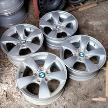 Laden Sie das Bild in den Galerie-Viewer, 4x Alufelge 17 Zoll 7.5" 5x120 20ET Glanz Schwarz 6762001 BMW E60 E61 Rim Wheel FEL4685060102mp