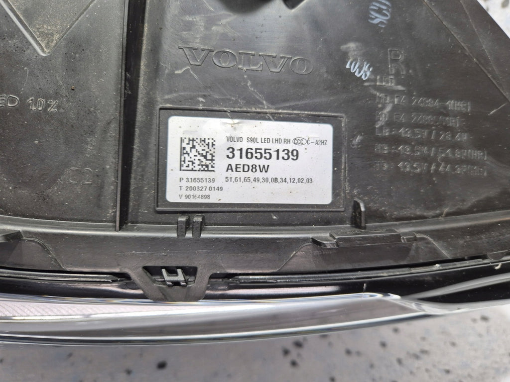 Frontscheinwerfer Volvo S90 II V90 31655139 Full LED Rechts Headlight SCH8755537021jh