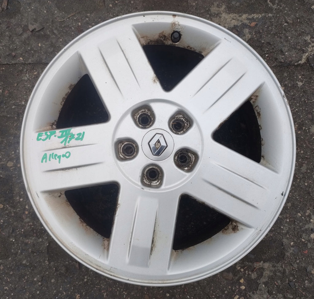 1x Alufelge 17 Zoll 7.0" 5x108 8200103222 Renault Espace Iv Rim Wheel FEL9145545580df