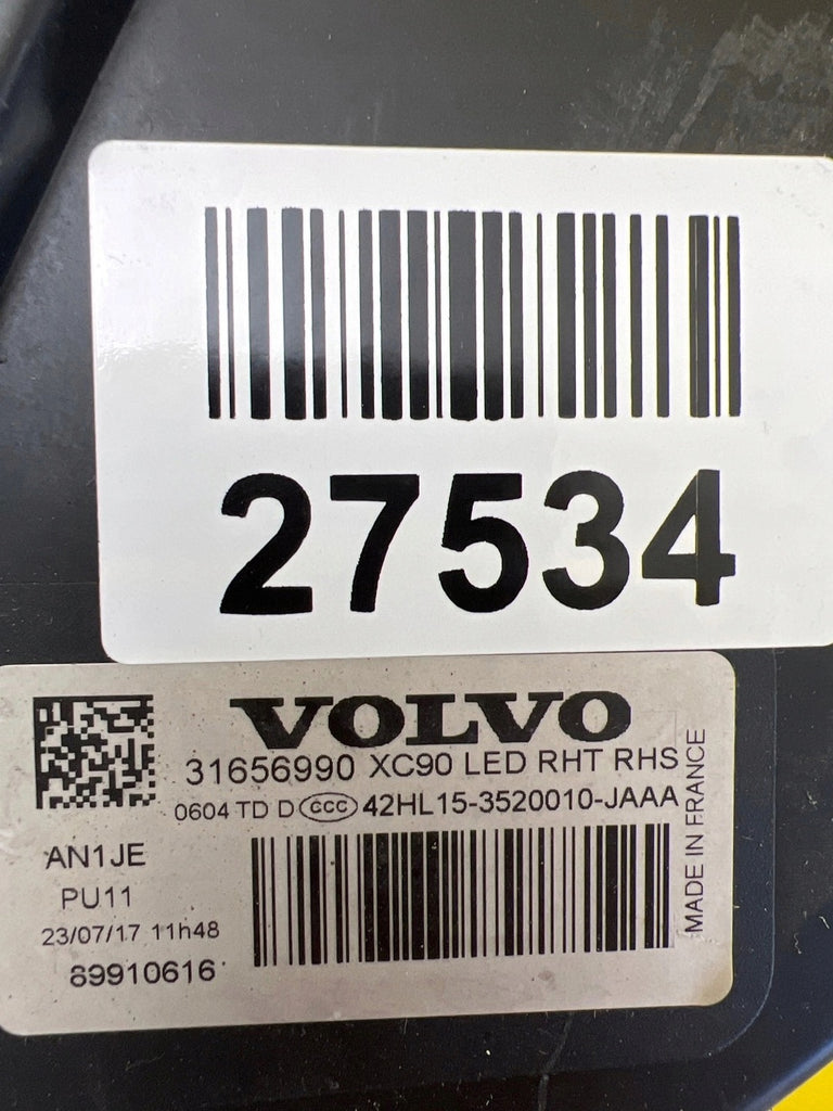 Frontscheinwerfer Volvo Xc90 II 31656990 LED Rechts Scheinwerfer Headlight