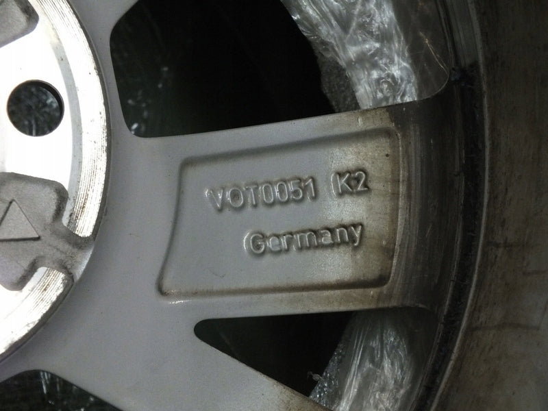 1x Alufelge 16 Zoll 6.5" 5x112 46ET Glanz Silber 5H0071496 VW Rim Wheel FEL3350100073ds