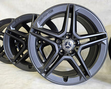 Load image into Gallery viewer, 4x Alufelge 18 Zoll 7.5&quot; 5x112 44ET Glanz Graphit A2054019600 Mercedes-Benz Amg