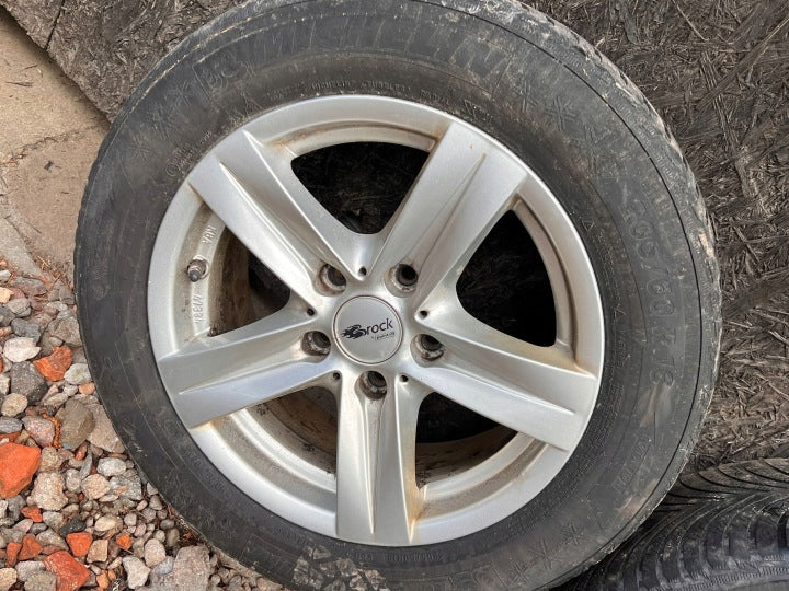 4x Alufelge 16 Zoll 7.0" 5x120 34ET Silber KBA47384 BMW 3 F30 F31 Rim Wheel FEL2881999232nh