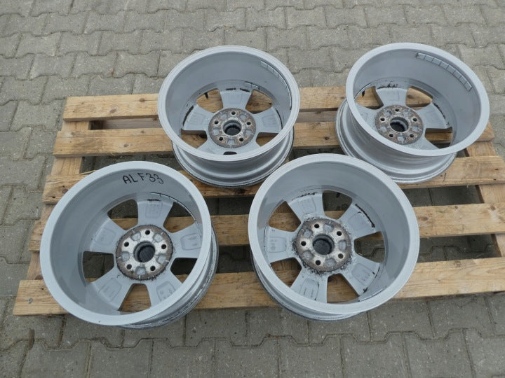 4x Alufelge 16 Zoll 6.5" 5x120 62ET Matt Silber 2H0071496 VW Amarok Rim Wheel FEL6763525753vm