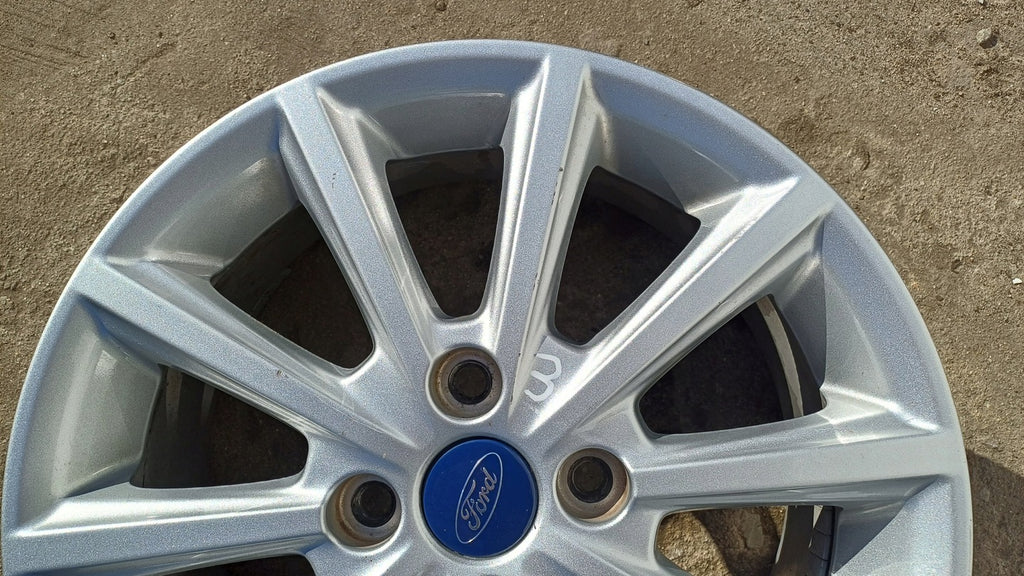 1x Alufelge 16 Zoll 6.5" 4x108 47 5ET H1BC-1007-B1A Ford Fiesta Rim Wheel