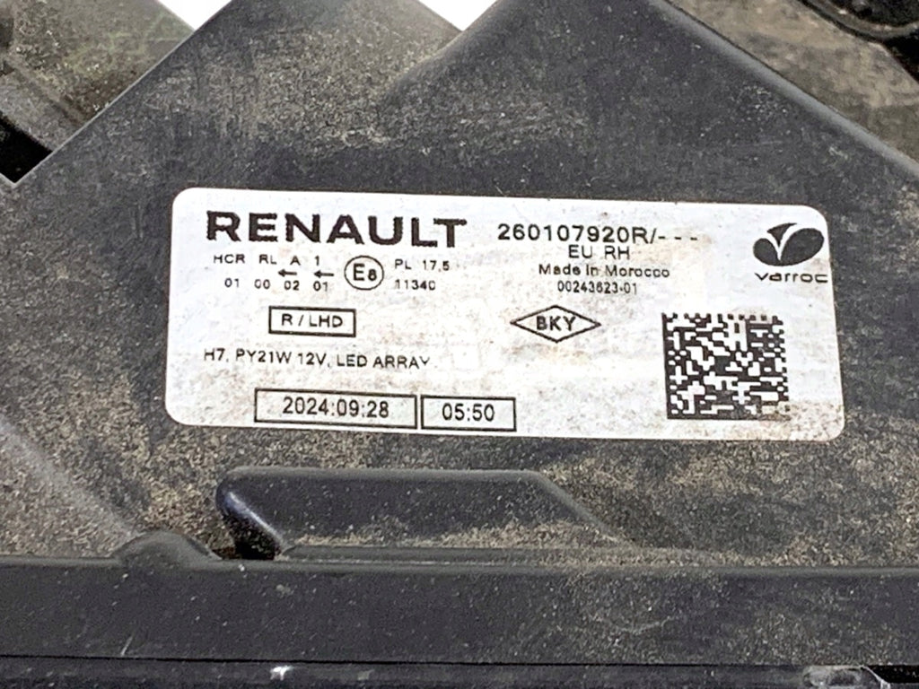 Frontscheinwerfer Dacia Sandero III 260107920 Ein Stück (Rechts oder Links) SCH8681180769ay