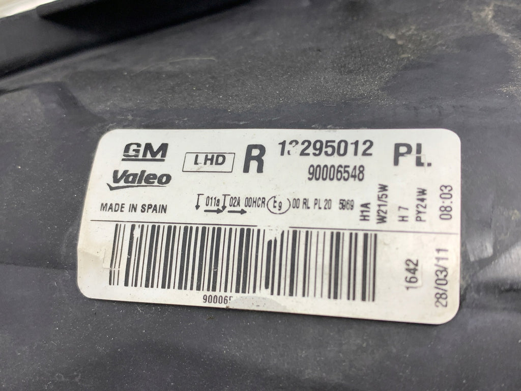 Frontscheinwerfer Opel Corsa A D 13295012 Rechts Scheinwerfer Headlight SCH9244761373ub