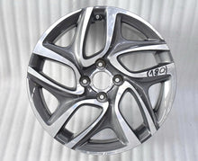 Load image into Gallery viewer, 1x Alufelge 17 Zoll 7.5" 4x108 27ET Glanz Grau 9803713577 Citroën C4 I Mg FEL6952380106fw