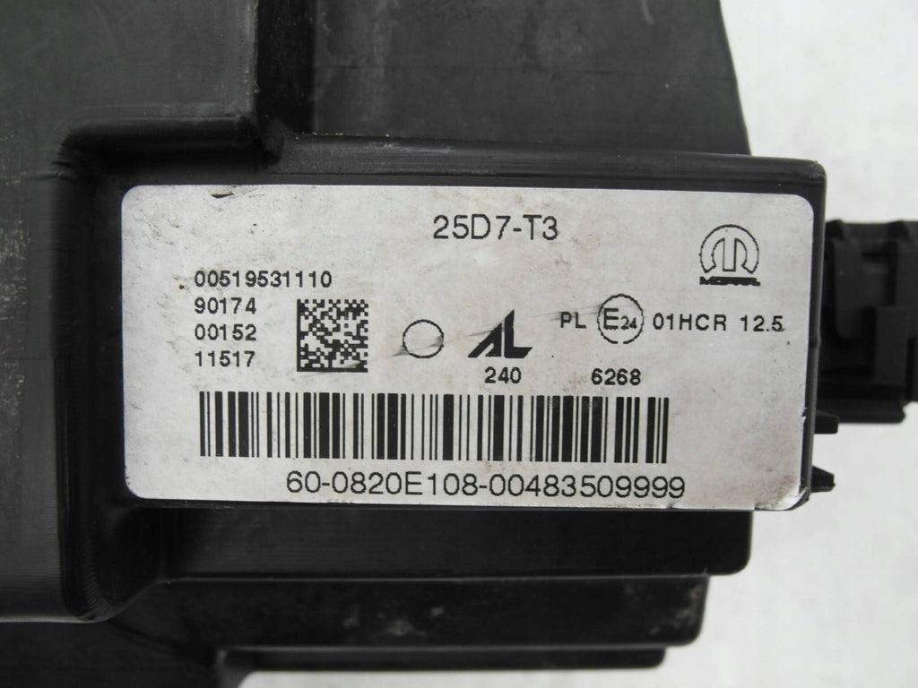 Frontscheinwerfer Jeep Renegade 00519531110 25D7-T3 Links Scheinwerfer Headlight SCH2075362501bv