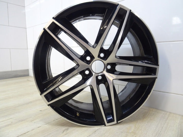 1x Alufelge 18 Zoll 7.0" 5x100 51ET Glanz Schwarz 6F0601025 Seat Ibiza Rim Wheel FEL5909105639os