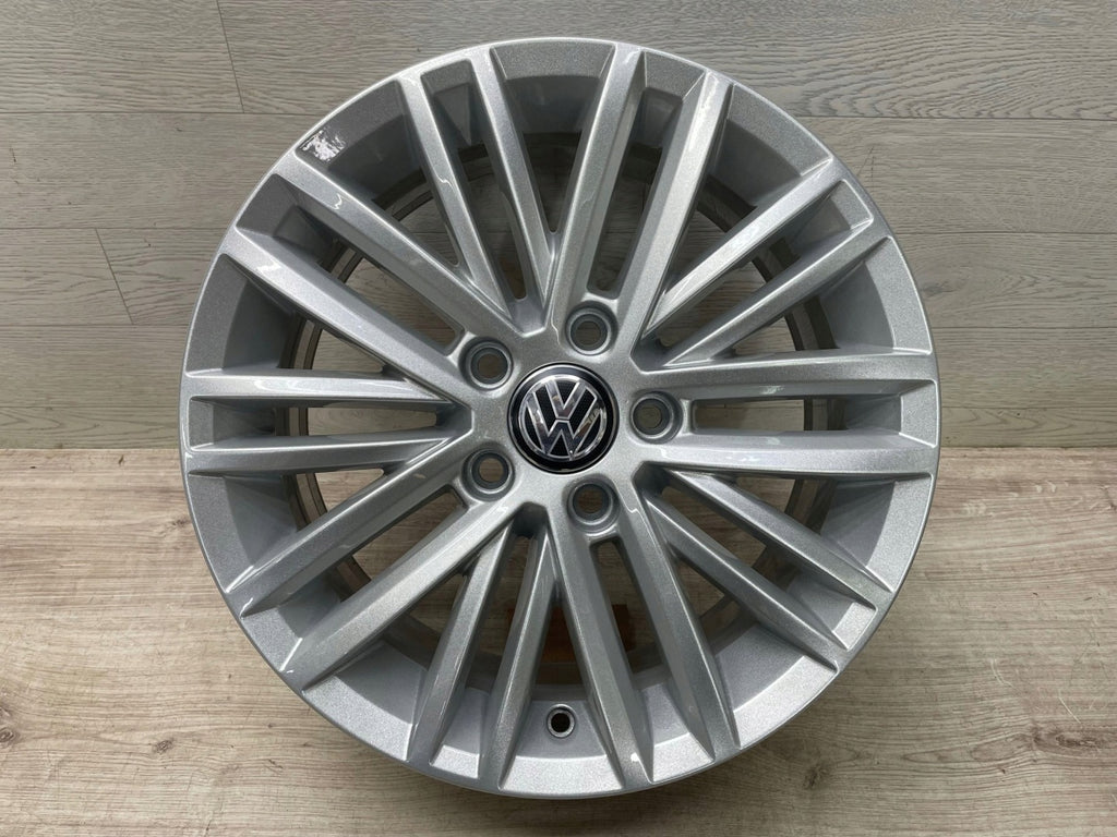 4x Alufelge 16 Zoll 6.5" 5x112 46ET Glanz Silber 5G0601025AT VW Golf VII I FEL5985888095xv
