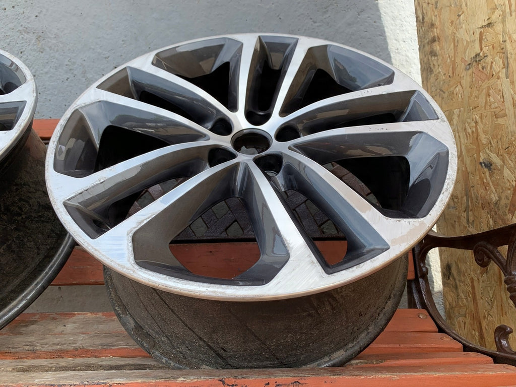 1x Alufelge 19 Zoll 8.5" 5x108 45ET Glanz Graphit HK8M-1007-EA Jaguar F-Pace Mg