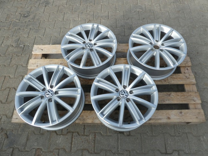 4x Alufelge 18 Zoll 7.0" 5x112 43ET 5N0601025AF VW Rim Wheel FEL7353951282st