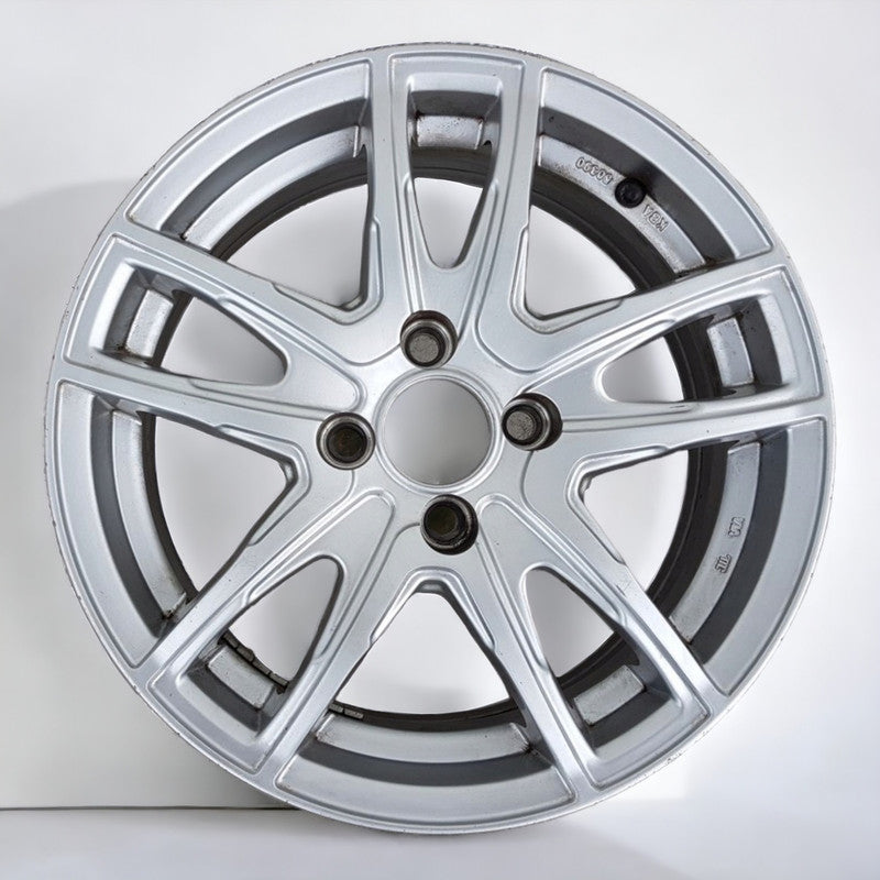 1x Alufelge 16 Zoll 6.0" 4x100 35ET KBA50390 Vw Rim Wheel