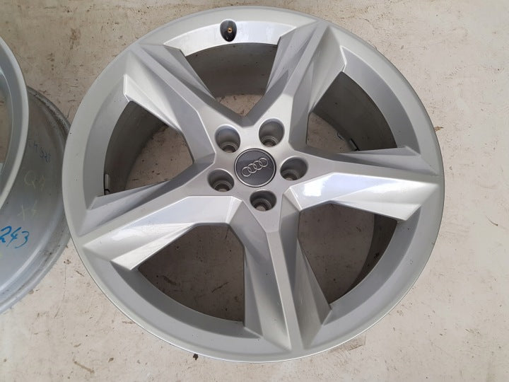 1x Alufelge 19 Zoll 8.0" 5x112 28ET 4M0601025F Audi Q7 Rim Wheel FEL7390430746ah