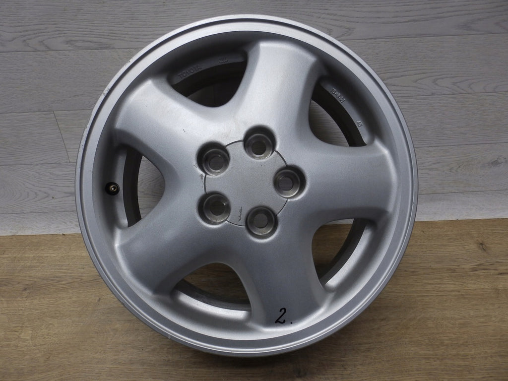 1x Alufelge 15 Zoll 6.0" 5x100 45ET Toyota Corolla Celica Rim Wheel