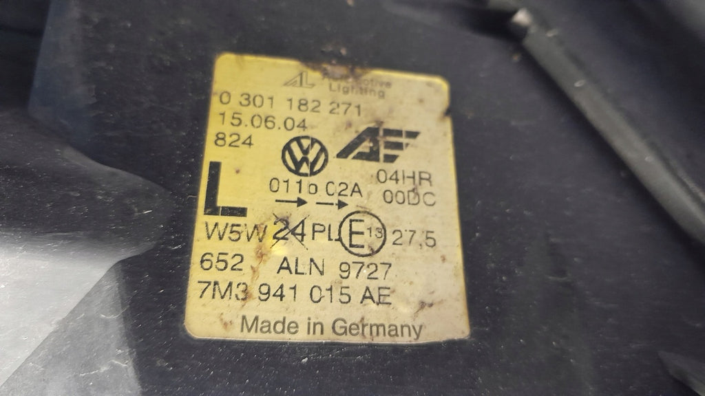 Frontscheinwerfer Seat Alhambra 7M3941015 Links Scheinwerfer Headlight SCH6552519381rz