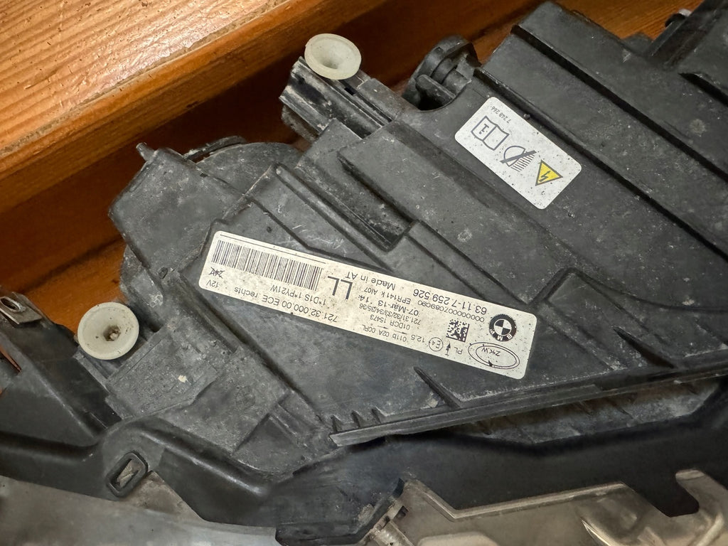 Frontscheinwerfer BMW 3 F30 F31 7259526 Xenon Rechts Scheinwerfer Headlight SCH6593845113hk