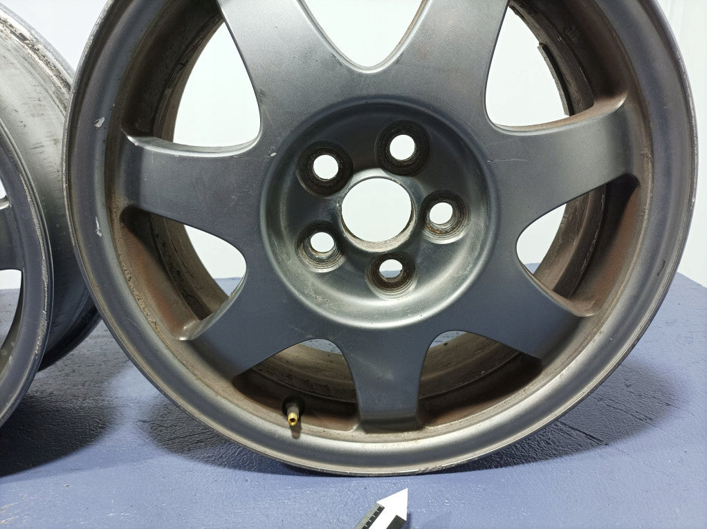 4x Alufelge 15 Zoll 6.0" 5x100 Toyota I Rim Wheel FEL4131154139si