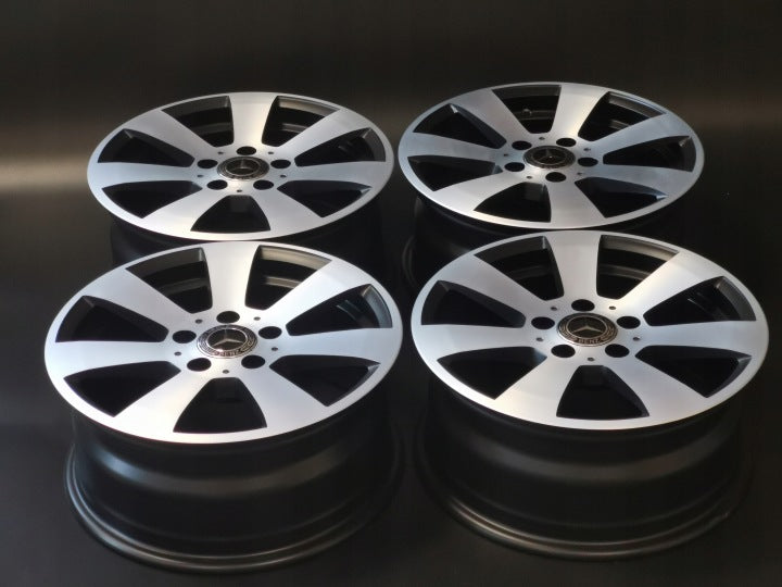 4x Alufelge 16 Zoll 7.0" 5x112 48ET A2044011102 Mercedes-Benz W204 Rim Wheel FEL2997329089xb