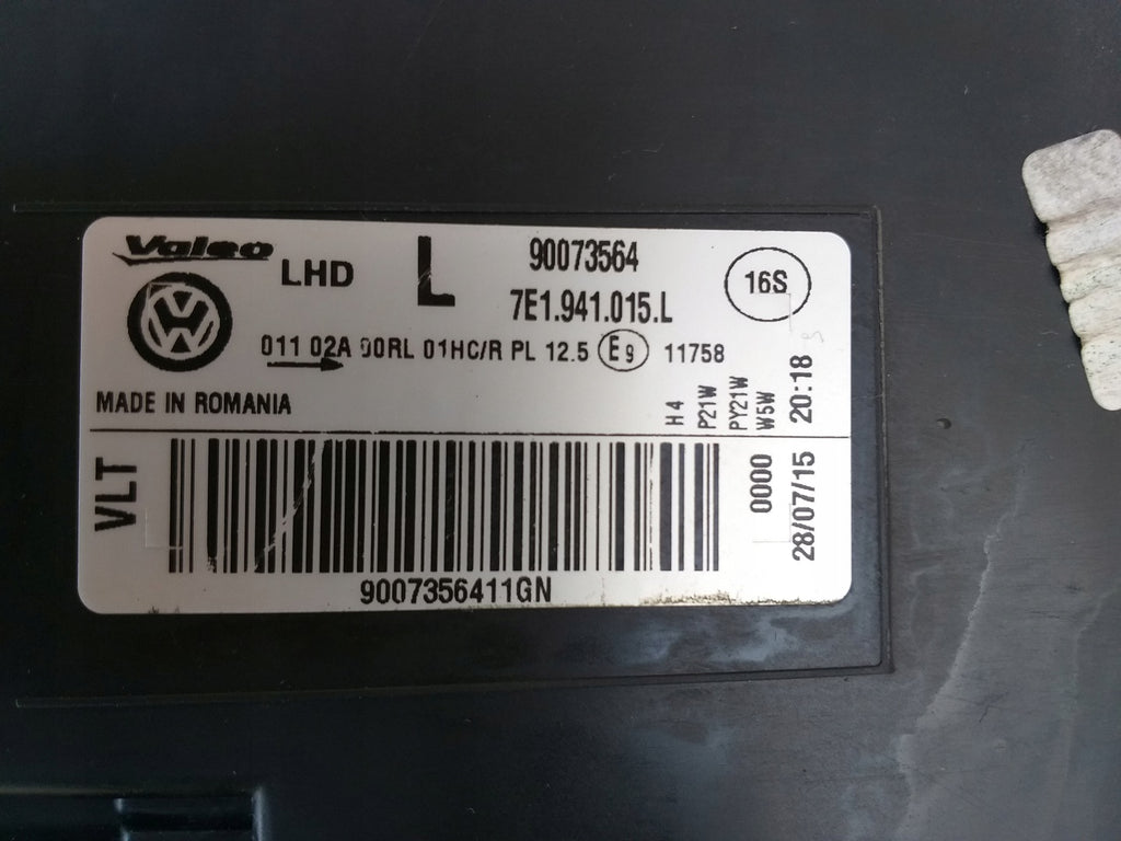 Frontscheinwerfer VW Multivan Transporter 7E1941015L Links Headlight SCH3459939597nr