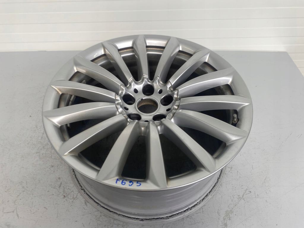 1x Alufelge 19 Zoll 8.5" 5x112 25ET Glanz Silber 6861225 BMW 1 Rim Wheel FEL2252381878lp