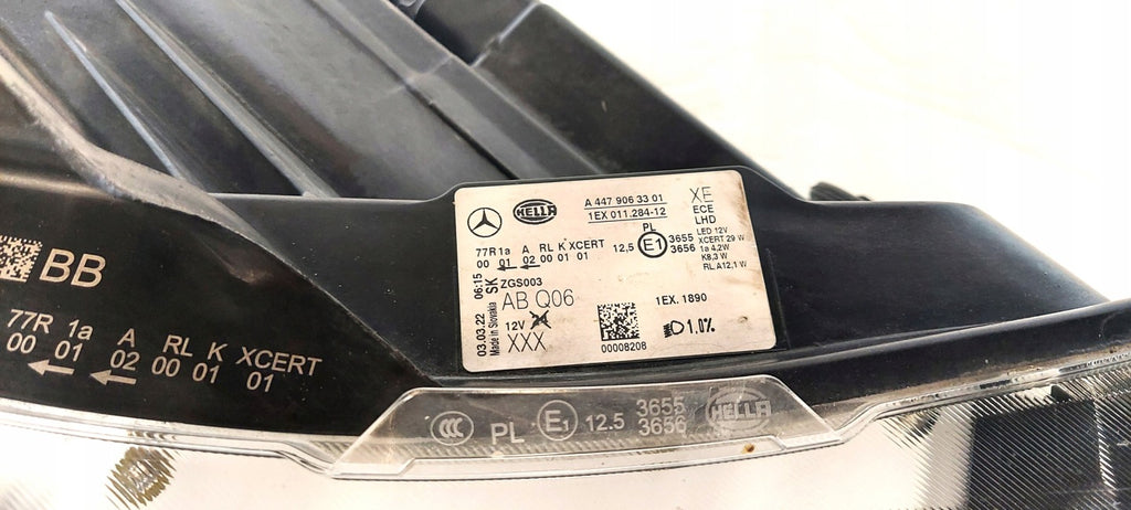 Frontscheinwerfer Mercedes-Benz W447 A4479063301 Full LED Rechts Headlight SCH8296239123rz