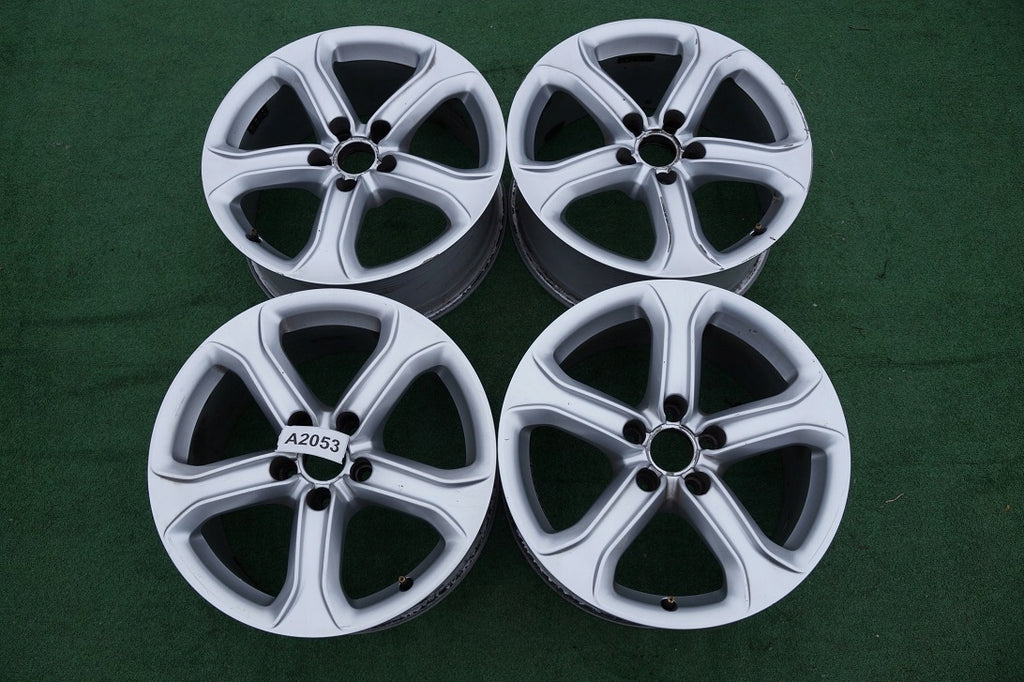 4x Alufelge 17 Zoll 7.5" 5x112 28ET Matt Silber 8T0601025BQ Audi A5 Rim Wheel FEL9663404564kv