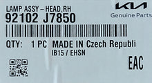 Laden Sie das Bild in den Galerie-Viewer, Frontscheinwerfer Kia Xceed 92102J7850 Full LED Rechts Scheinwerfer Headlight