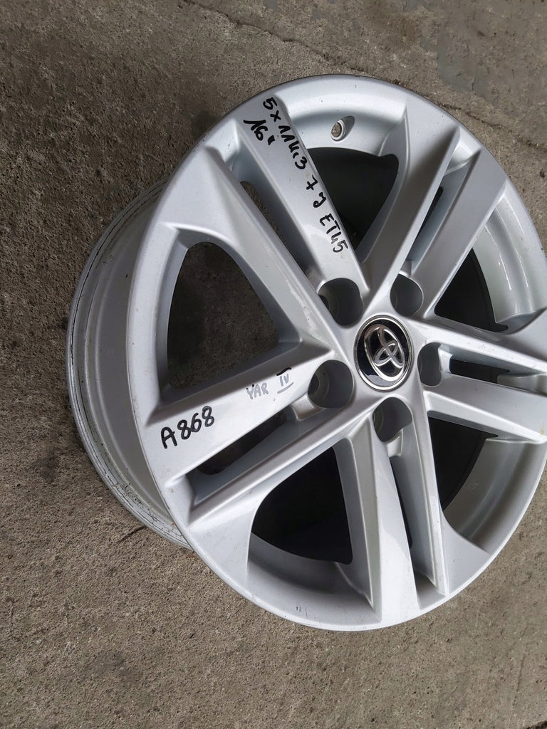 1x Alufelge 16 Zoll 7.0" 5x100 Toyota Yaris Cross Rim Wheel