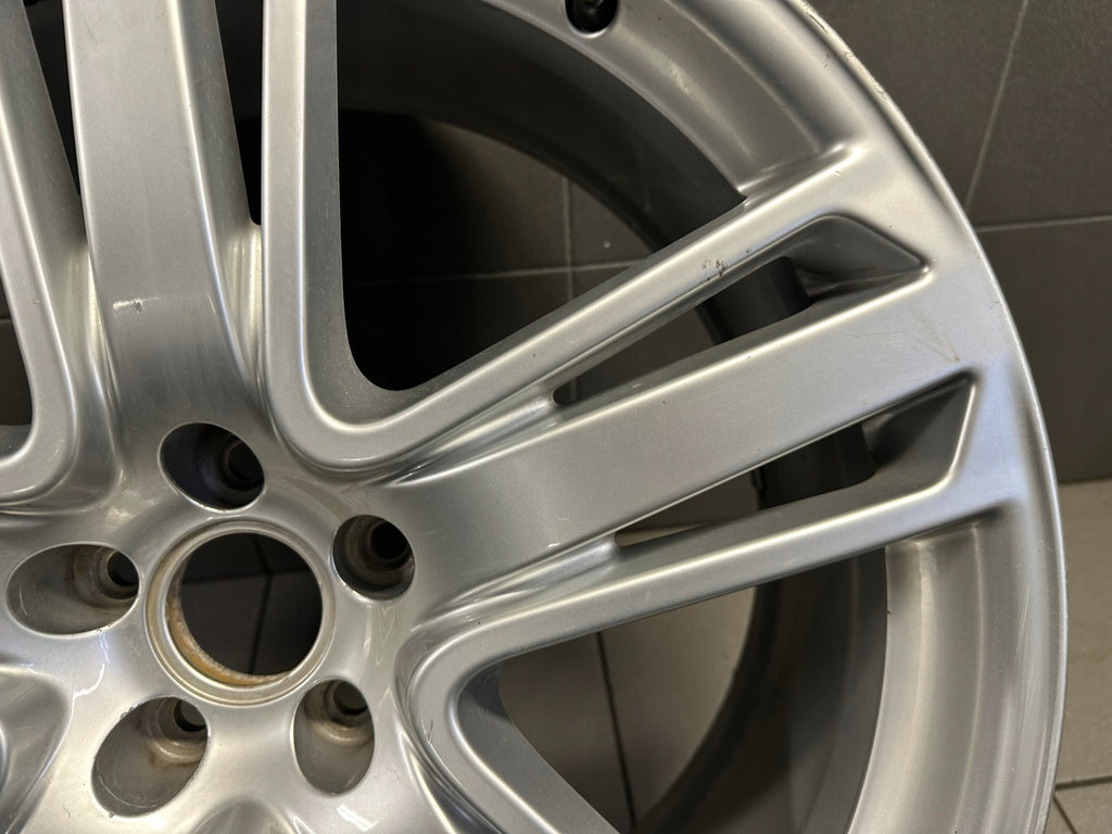 1x Alufelge 21 Zoll 9.0" 5x112 35ET Matt Silber 4H0601025AJ Audi A8 Rim Wheel FEL6368869486ex