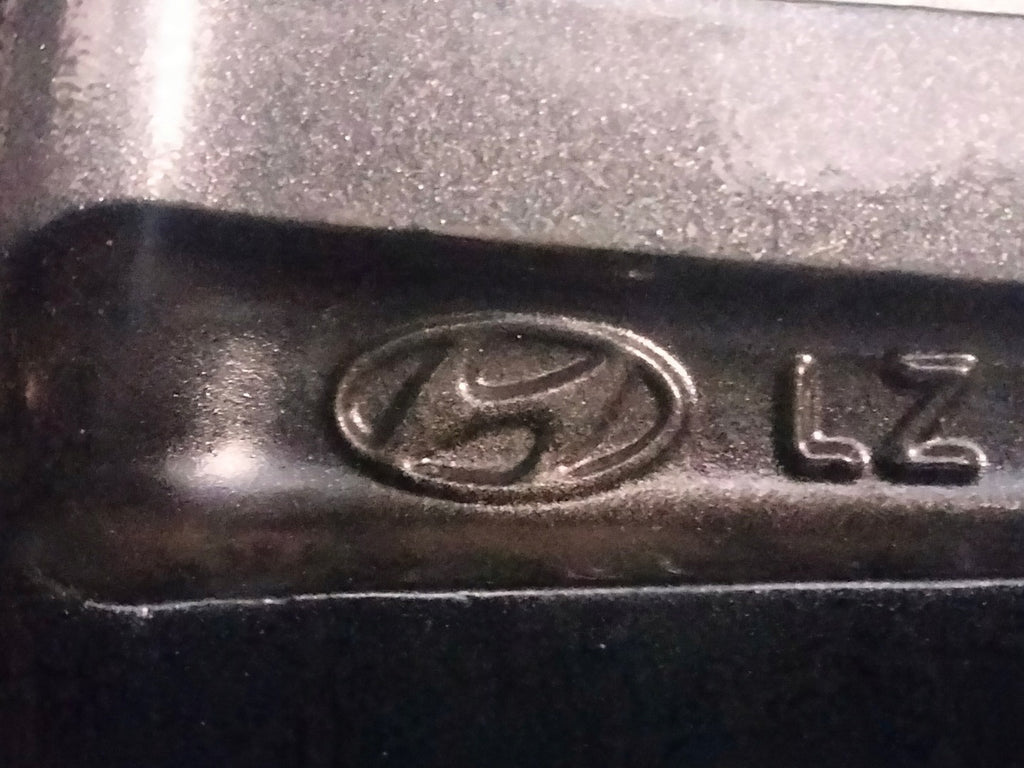 1x Alufelge 17 Zoll 7.0" 4x100 54ET Schwarz 52910-Q0500 Hyundai I20 Iii