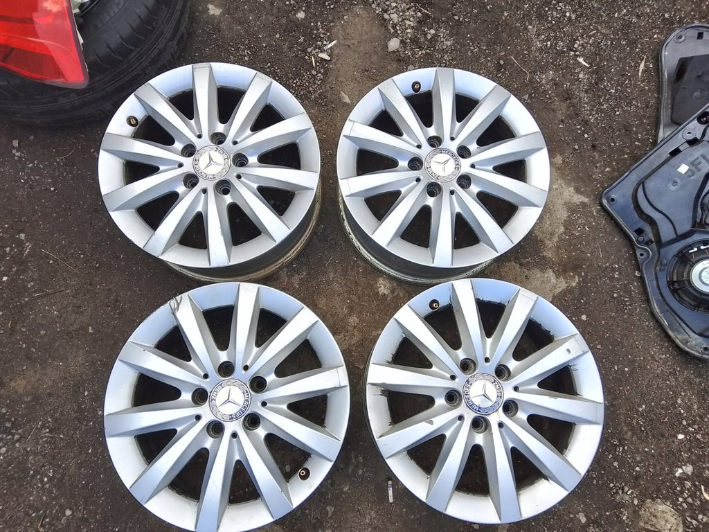 4x Alufelge 16 Zoll 6.5" 5x112 49ET A2464010202 Mercedes-Benz W246 Rim Wheel FEL8812575603by