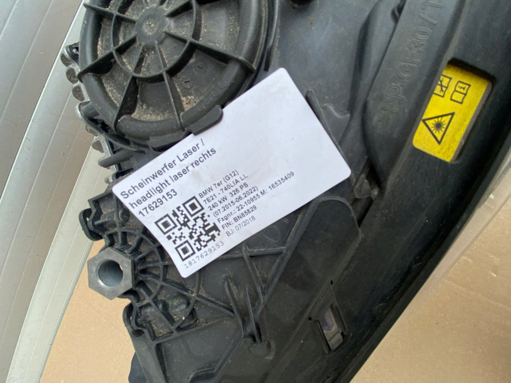 Frontscheinwerfer BMW 7 G11 G12 8499235 Laser Links Scheinwerfer Headlight SCH8330685761yu