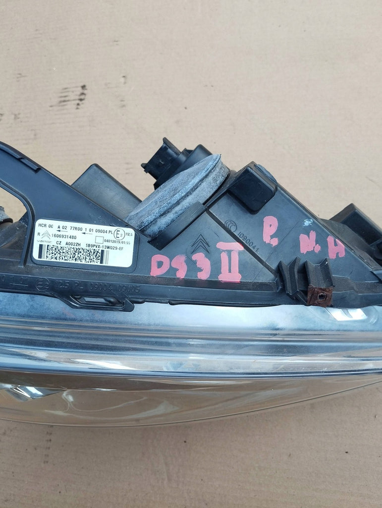 Frontscheinwerfer Citroën C3 II 1606931480 Rechts Scheinwerfer Headlight