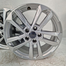 Laden Sie das Bild in den Galerie-Viewer, 4x Alufelge 17 Zoll 6.5" 5x112 43ET Glanz Silber 8Y0601025L Audi Rim Wheel FEL5805013402bk