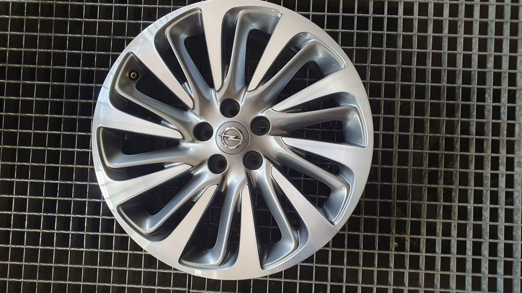 1x Alufelge 18 Zoll 7.5" 5x110 37ET Grau 13385456 Mg Meriva Rim Wheel FEL2579979596wt