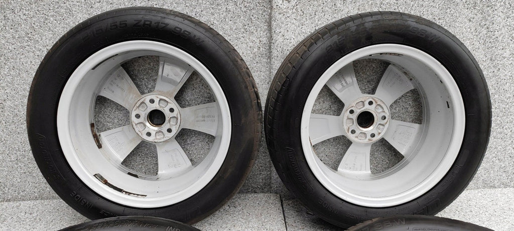 4x Alufelge 17 Zoll 7.5" 5x112 41ET Glanz 3V0601025A Seat III Superb Rim Wheel FEL9146801587nj