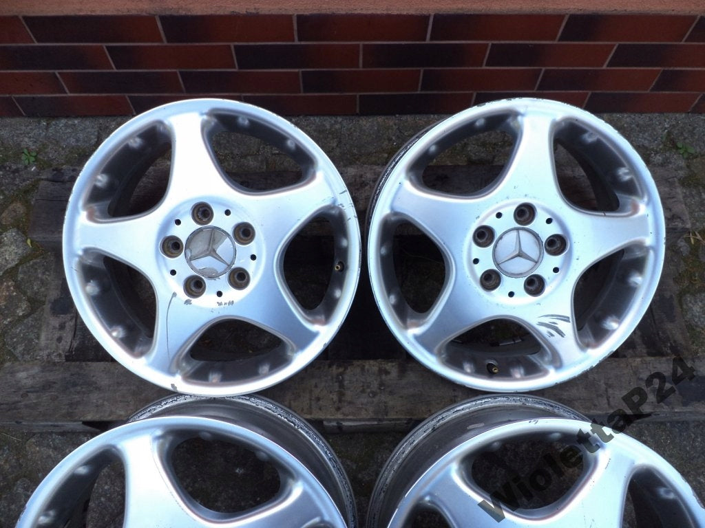 4x Alufelge 16 Zoll 6.5" 5x112 56ET Mercedes-Benz Rim Wheel