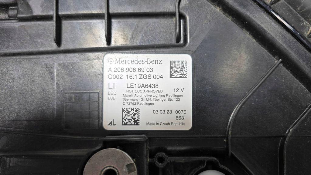 Frontscheinwerfer Mercedes-Benz W206 A2069066903 Links Scheinwerfer Headlight SCH1977277138br